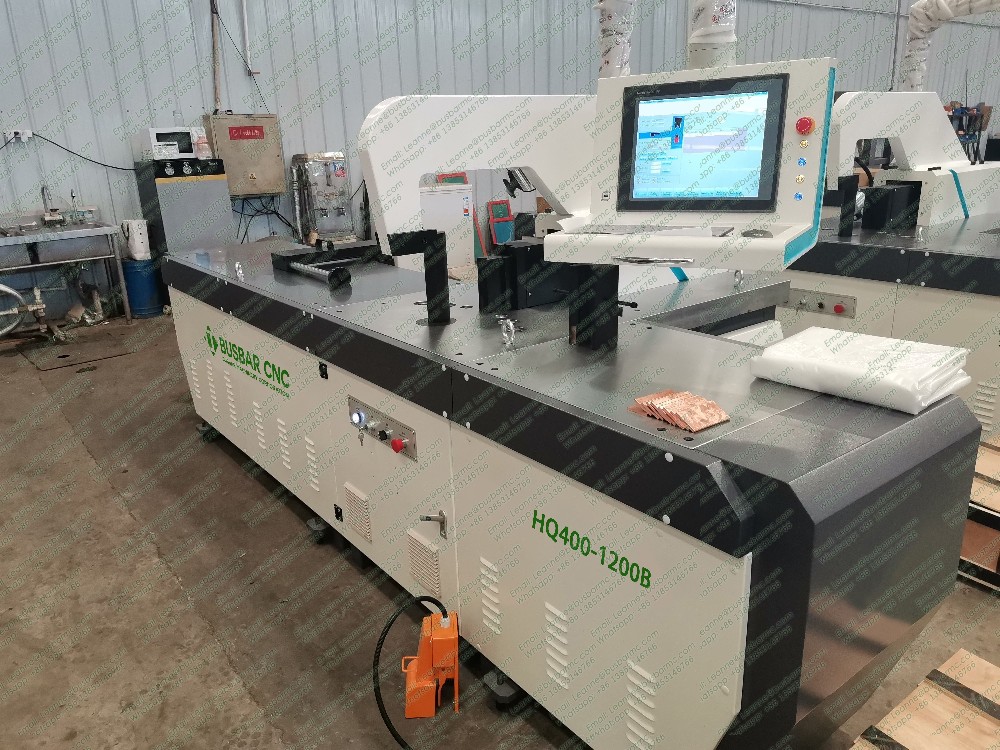 HQ400-2000B CNC hydraulický ohýbač měděných přípojnic pro výrobu rozvaděčů